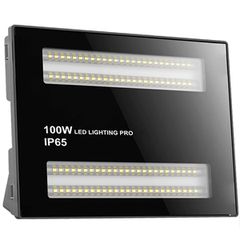 Προβολέας led flood 100W 220V AC 4000k ενδιάμεσο λευκό φως 9500lm στεγανός IP65 25.000h
