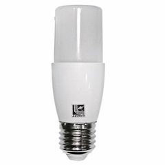 Λάμπα LED SMD σωλήνας Ε27 7W 230V 3000k θερμό λευκό φως 700lumen λευκό σώμα ματ γυαλί