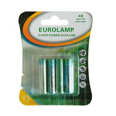 Μπαταρία αλκαλική 1.5 V ΑΑΑ LR03 σε blister 4 τεμαχίων
