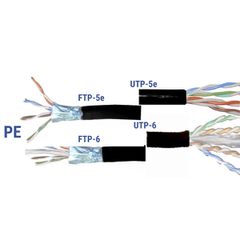 Καλώδιο μεταφοράς δεδομένων - Data UTP 4x2x24AWG (KAT. -5e) ανθυγρό PE χαλκού σε στροφείο 500m