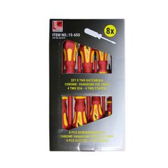 Σετ 8 τμχ κατσαβίδια CHROME-VANADIUM VDE 1000V TAIWAN σε κουτί