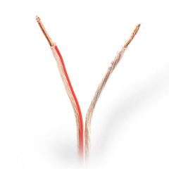 Καλώδιο ηχείων διάφανο NEDIS CAGW1500TR1000 2 x 1,50mm² σε κουλούρα 100 μέτρων