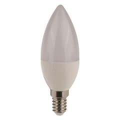 Λάμπα led κεράκι E14 7W 220-240V ενδιάμεσο λευκό φως 4000k 630lm δέσμης 200° 25000h
