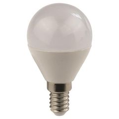 Λάμπα led G45 σφαιρική 5W 220-240V E14 θερμό φως 2700k 470lm δέσμης 300° 25000h