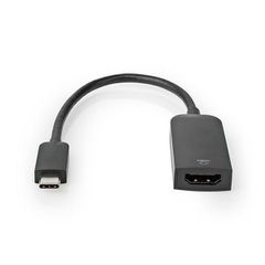 Μετατροπέας NEDIS CCGP64652BK02 από USB 3.2 Gen 1 Type-C αρσ. σε HDMI θηλ. 0.20m