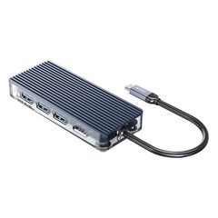 Docking station ORICO WB-6TS USB Type-C 6-ports γκρι με θύρες για κάρτες SD & TF
