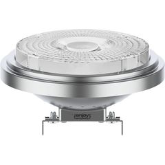 Λάμπα LED AR111 G53 11.5W 12V θερμό φως 2700k 880lm δέσμης 24° ντιμαριζόμενη 40000h