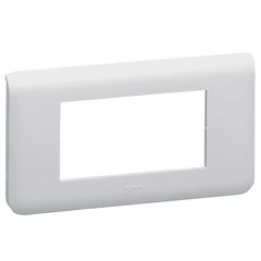 Πλαίσιο LEGRAND MOSAIC 4Θ. οριζόντιo λευκό IP20