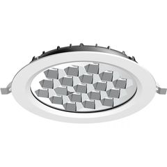 LED Panel αλουμινίου HighPower 34.5W silver 100-240V 6500k ψυχρό φως 4250lm δέσμης 60° 50000h & IP20
