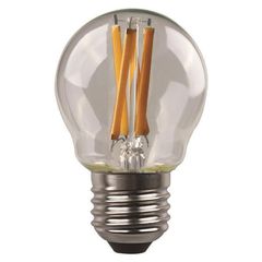 Λάμπα led σφαιρική crossed filament E27 6.5W 220-240V θερμό φως 2700k 806lm δέσμης 360° 25000h
