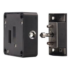 Ηλεκτροπύρος KERONG KR-S61A κρυφός μαύρος με RFID reader 3 λειτουργίες & ειδοποίηση χαμηλής τάσης