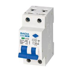 Ρελέ διαρροής DC RCBO διπολικό 20A 6kA 100mA 1P+N Gacia type A
