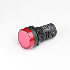 Ενδεικτική λυχνία με led πόρτας πίνακος 110V AC/DC Φ22mm κόκκινη IP65 τύπος AD22-22R Xindali
