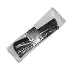 Δεματικά καλωδίων 250x4.8mm με προστασία (UV) από τον ήλιο & τις καιρικές συνθήκες μαύρο χρώμα