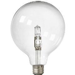 Λάμπα εξοικονόμησης ενέργειας αλογόνου Globe G95 E27 48W θερμό φως 2700k 750lm 2000h