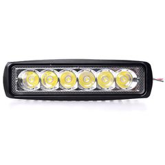Αδιάβροχος προβολέας αυτοκινήτου με 6 LED / 18w / 15cm