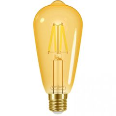 Λάμπα LED FILAMENT G125 E27 SMART Wi-Fi+BLE ON/OFF 4.5W θερμό φως 2200k 320° 350lm ντιμαριζόμενη