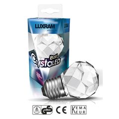 Λάμπα διακοσμητική led Crystal E27 3W 230V 3000k θερμό λευκό φως 300 lumen 25000h