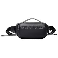 Τσάντα μέσης ARCTIC HUNTER Y00020 αδιάβροχη μαύρη με ρυθμιζόμενο ιμάντα