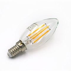 Λάμπα led cog filament κεράκι διάφανο E14 7W 230V ενδιάμεσο λευκό φως 4000k 840lm δέσμης 360°