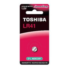Ειδική αλκαλική μπαταρία Toshiba LR41 BP-1C 1.5V κατάλληλη για μεγάλη γκάμα προϊόντων