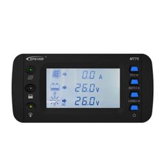 Ψηφιακό όργανο για ρυθμιστές EPSOLAR / EPEVER MT-75 με οθόνη LCD & ένδειξη τάσης - ρεύματος