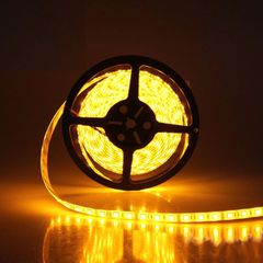 Led ταινία 5m 7,2W 12VDC κίτρινο φως IP20 μη στεγανή εύκαμπτη & αυτοκόλλητη