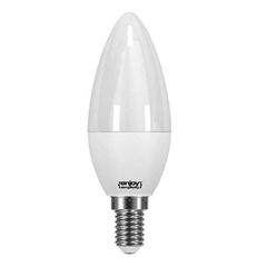 Λάμπα led κεράκι E14 5.2W 230V 6500k ψυχρό λευκό φως δέσμης 270° 470 lumen 15000h