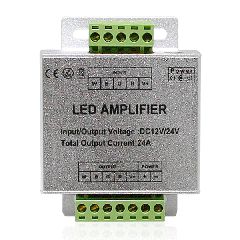 Ενισχυτής σήματος για ταινία LED RGB 12-24VDC 6A(Channel) 216W