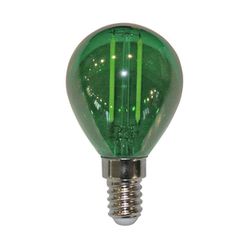 Διακοσμητική λάμπα led σφαιρική G45 Ε14 ισχύος 2W 230V πράσινη ceramic filament δέσμης 330°