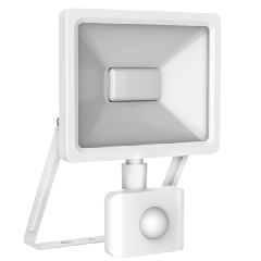 Προβολέας led λευκός Enjoy με ανιχνευτή κίνησης 20W 230V 3000k θερμό λευκό φως 1800lm στεγανός IP65