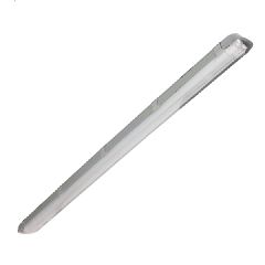 Φωτιστικό βιομηχανικού τύπου για 2 led T8 150cm με βάση ABS κάλυμμα ΙΡ65 και τροφοδοσία 1 άκρου
