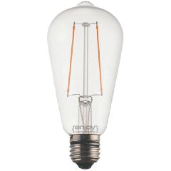 Λάμπα led filament ST64-2 αβοκάντο Ε27 2.5W 230V 2700k θερμό λευκό φως δέσμης 280° ντιμαριζόμενη