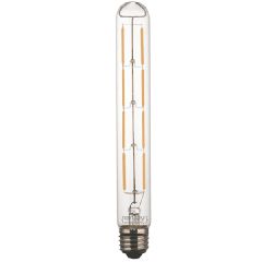 Λάμπα led filament T30-8 σωλήνας Ε27 6W 230V 2700k θερμό λευκό φως δέσμης 280° ντιμαριζόμενη