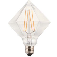 Λάμπα led fillament διαμάντι G120x160 E27 5.5W 230V θερμό φως δέσμης 280° enjoy simplicity 15000h