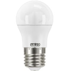 Λάμπα led σφαιρική Φ45 E27 7.2W 230V 2700k θερμό λευκό φως δέσμης 220° 806lm