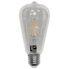 Διακοσμητική λάμπα led αβοκάντο E27 ισχύος 6W 230V 2800k θερμό λευκό φως 740lm διάφανη