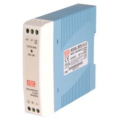 Τροφοδοτικό ράγας MEAN WELL MINI MDR10-24 10W 24V με έξοδο relay DC και χαμηλή κατανάλωση φορτίου