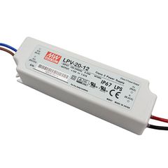 Τροφοδοτικό LPV60-24 MEAN WELL 60W 24V για ταινίες & λάμπες LED στεγανό IP67