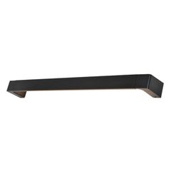 Led φωτιστικό τοίχου μαύρο 18W ορθογώνιο 1500Lm 3000K θερμό φως με διπλή δυνατότητα τοποθέτησης