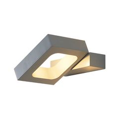 Φωτιστικό Led τοίχου γκρι περιστρεφόμενο 6W ορθογώνιο 540Lm 3000K θερμό φως