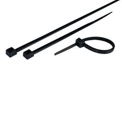 Δεματικά καλωδίων σε μαύρο χρώμα 300x4.8mm blister 100τμχ