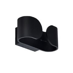 Επίτοιχο μαύρο ματ φωτιστικό μεταλλικό LED COB 2x3W 2 δέσμεων 3000K θερμό φως