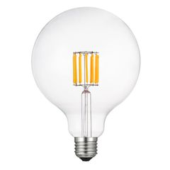 Λάμπα led filament Globe Ε27 Ø125mm 10W 230V AC 6500k ψυχρό λευκό φως 1120Lm