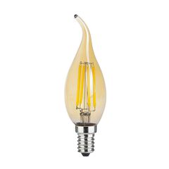 Λάμπα led Filament κεράκι με μύτη ντιμαριζόμενη Ε14 4W 230V 2700k θερμό λευκό φως 390lm 30000h