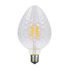 Λάμπα led filament ντιμαριζόμενη ανάγλυφη Ε27 6W 230V 2700k θερμό λευκό φως 690Lm