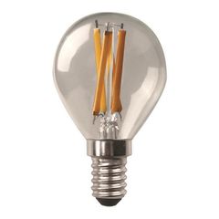 Λάμπα led σφαιρική crossed filament E14 4.2W 230V θερμό φως 3000k 480lm δέσμης 360° 25000h