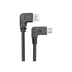 Καλώδιο POWERTECH CAB-U133 USB σε USB Micro-B 90° Dual Easy USB μήκους 1m