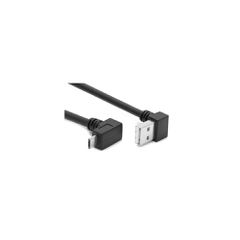 Καλώδιο POWERTECH CAB-U137 USB σε USB Micro-B 90° Dual Easy USB μήκους 1m