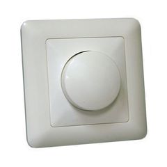 Ρυθμιστής φωτισμού - Dimmer DM-4 χωνευτός 3 έως 1000W γενικής χρήσης με πατητό διακόπτη ON/OFF